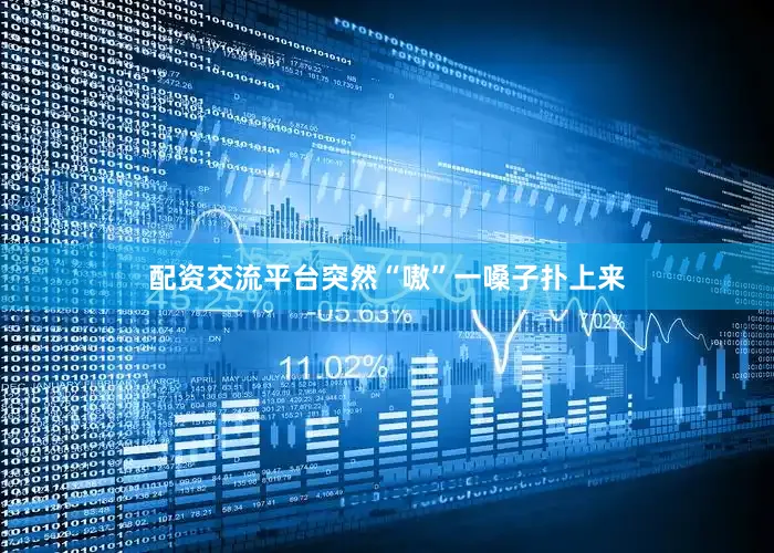 配资交流平台突然“嗷”一嗓子扑上来